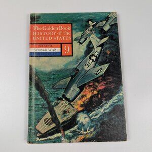 Vintage Hardcover The Golden Books History of the United States Second World War